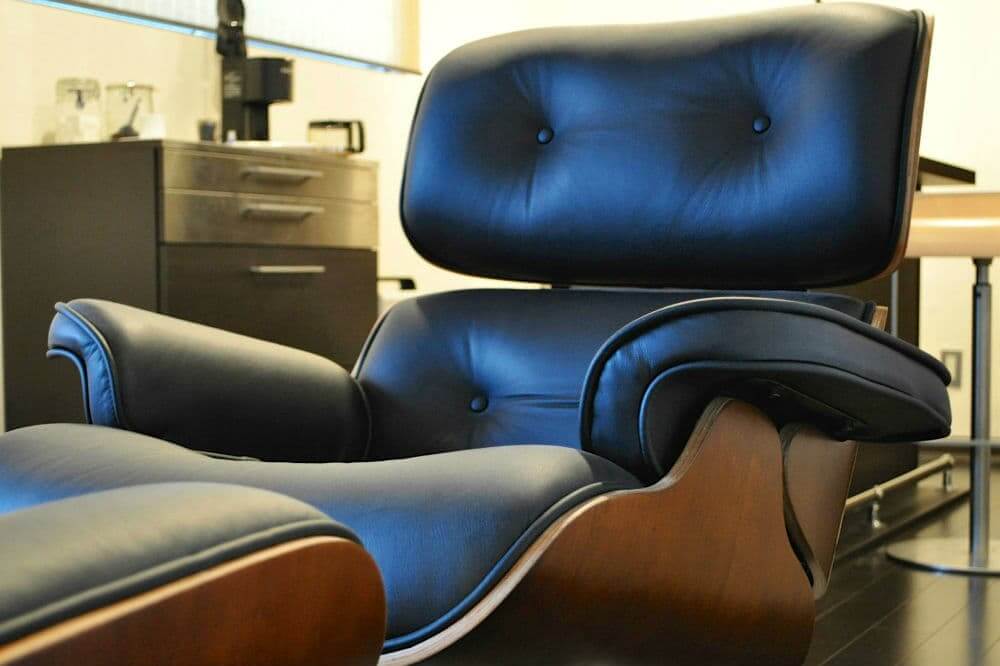 Eames lounge chair at Language Cafe